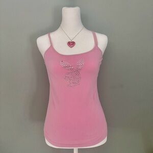 Playboy pink cami top
